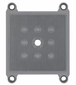 Ultrahigh Pressure Recessed Plate